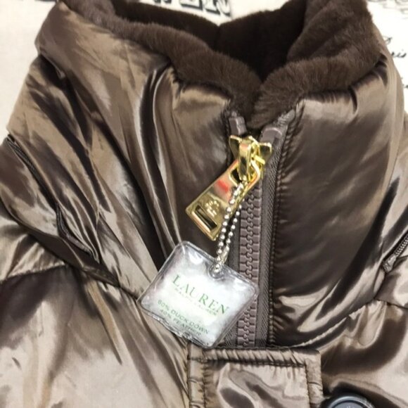 Lauren Ralph Lauren Fur-Trim Down Parka - Picture 3 of 7